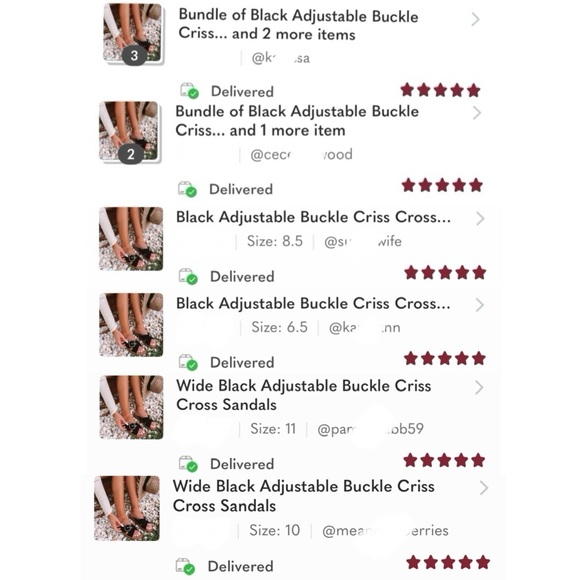 Tan Adjustable Buckle Criss Cross Sandals - Picture 10 of 11